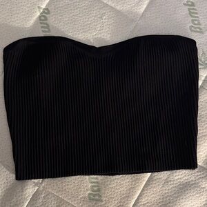 Emory Park Black Strapless Top